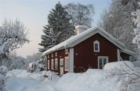 Fridensborg i vinterskrud